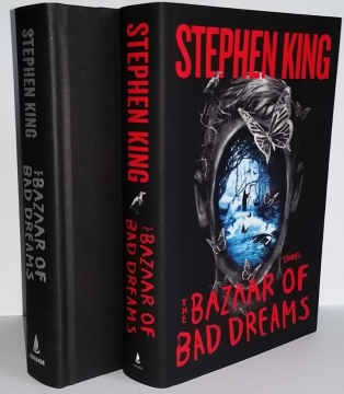 The Bazaar of Bad Dreams (Scribner) - książka i obwoluta