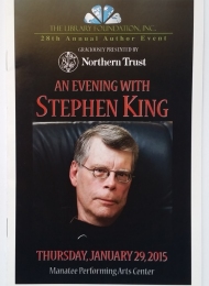 An Evening with Stephen King - ulotka - obrazek