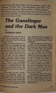 Fantasy & Science Fiction 11 1981 strona tytułowa noweli The Gunslinger and the Dark Man
