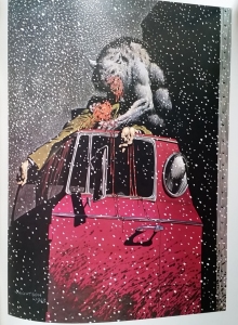 "Cycle of the Werewolf" - ilustracja Bernie Wrightsona - obrazek