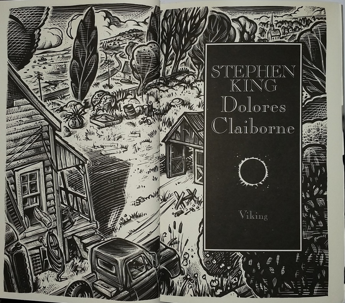 "Dolores Claiborne" - ilustrowana wyklejka - obrazek
