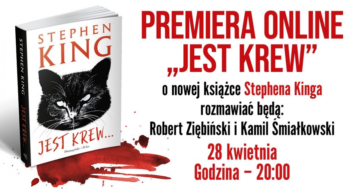 Premiera online nowej ksiÄĹźki Stephena Kinga "Jest krew" - obrazek