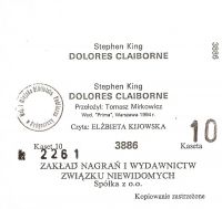 Dolores Claiborne (Polski Związek Niewidomych)