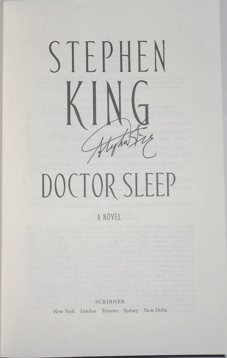 "Doctor Sleep" - autograf zdobyty w ParyĹźu - obrazek