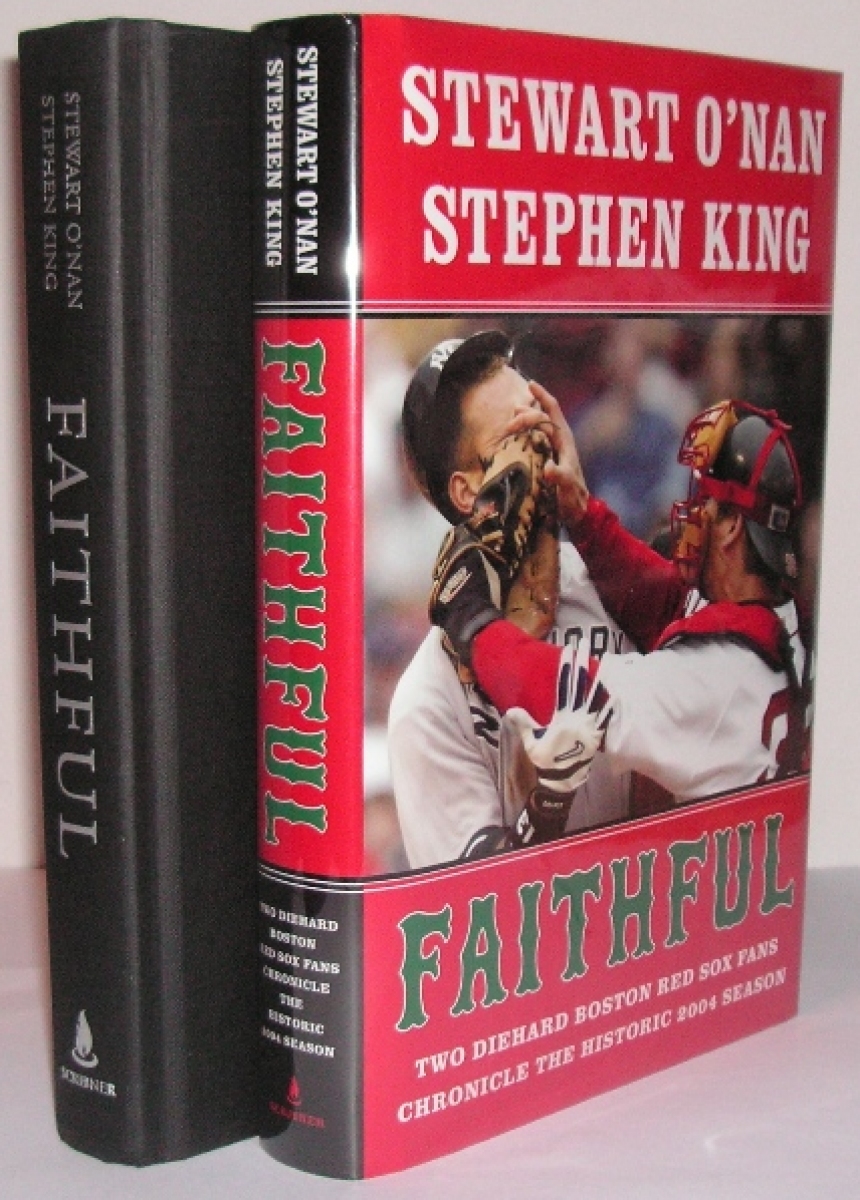 "Faithful: Two Diehard Boston Red Sox Fans Chronicle the Historic 2004 Season" - ksiÄĹźka i obwoluta - obrazek