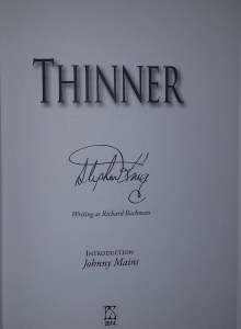 "Thinner" 30th Anniversary Edition - faksymil Stephena Kinga - obrazek