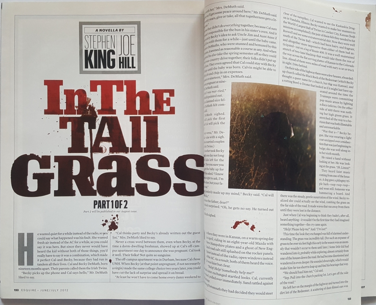 "Esquire" 6-7/2012 - opowiadanie "In the Tall Grass" - obrazek