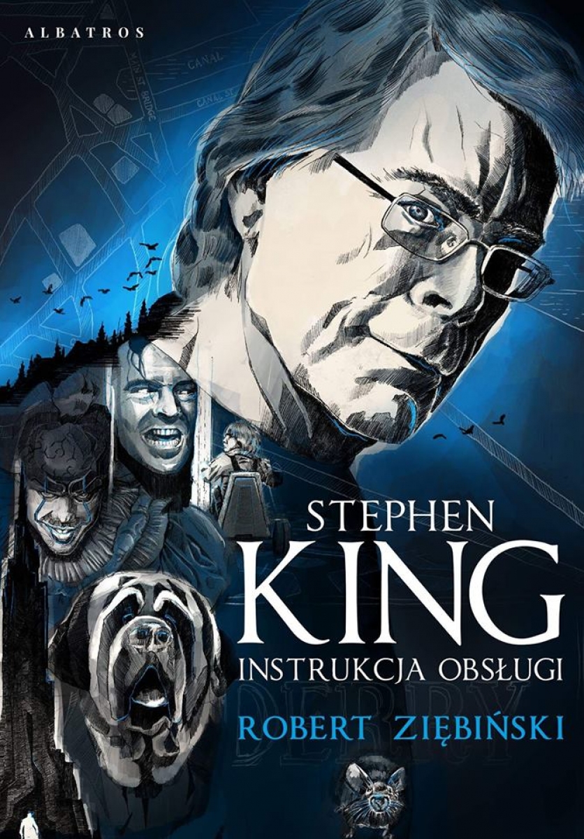 "Stephen King. Instrukcja obsĹugi" - okĹadka ksiÄĹźki Roberta ZiÄbiĹskiego - obrazek