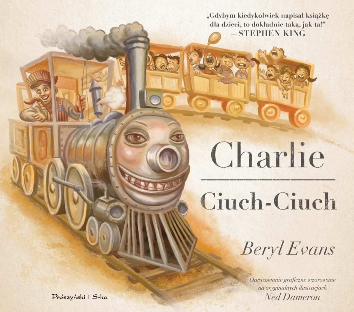 "Charlie Ciuch-Ciuch" - okĹadka polskiego wydania - obrazek