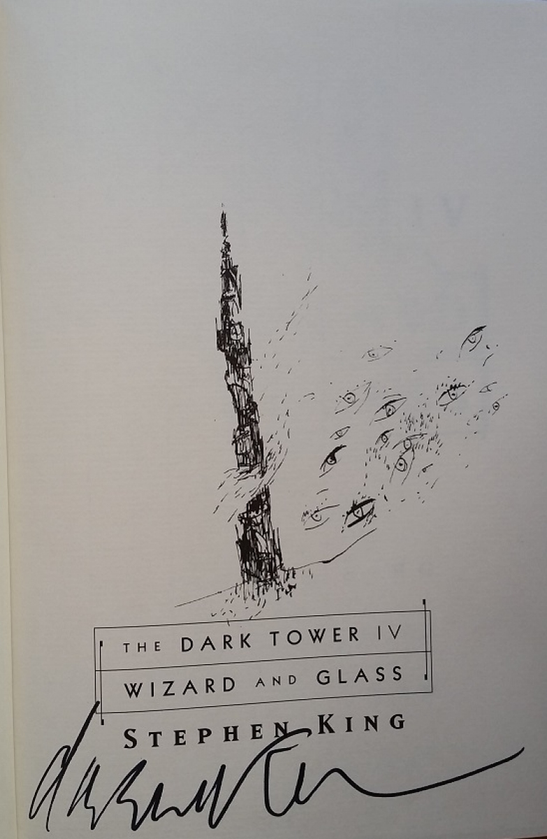 "The Dark Tower IV: Wizard and Glass" - autograf Dave'a McKeana - obrazek