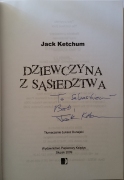 Dziewczyna z sąsiedztwa (Papierowy księżyc) - autograf Jacka Ketchuma