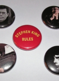 Stephen King - przypinki - obrazek